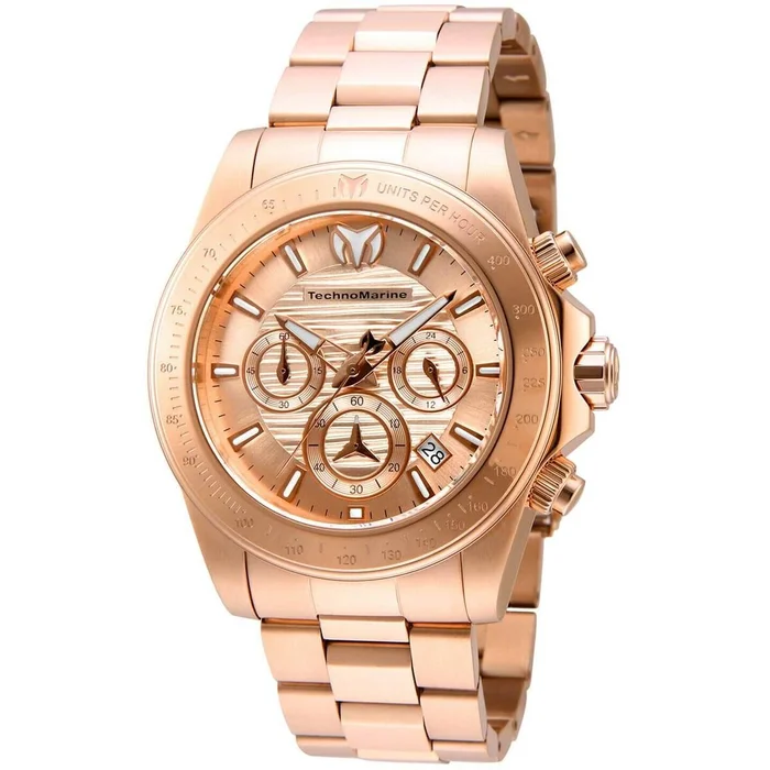 Technomarine Men’s Chronograph Watch – Manta Ray Rose Gold Bracelet | TM-219008