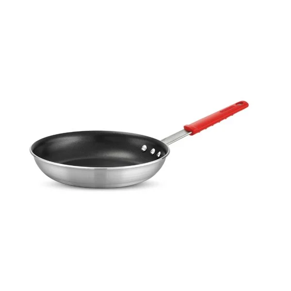 Tramontina Professional 10-Inch Non Stick Frying Pan, Heavy-Gauge Aluminum Skillet, Red Handle