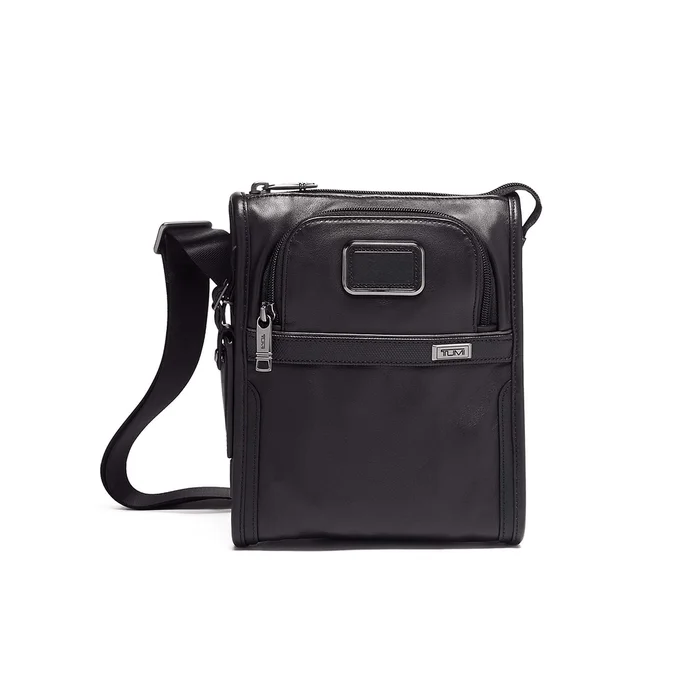TUMI Alpha 3 Pocket Bag Small Leather