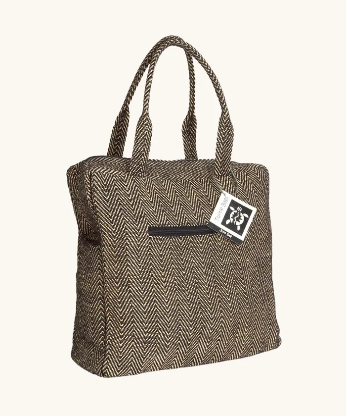 Turtle Bags Padded Zip Jute Bag – ZigZag