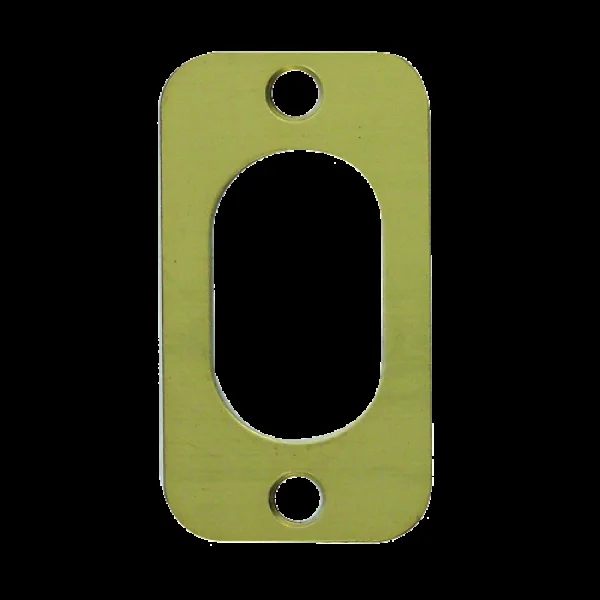UNION 53035 Front Fix Oval Escutcheon – Polished Brass