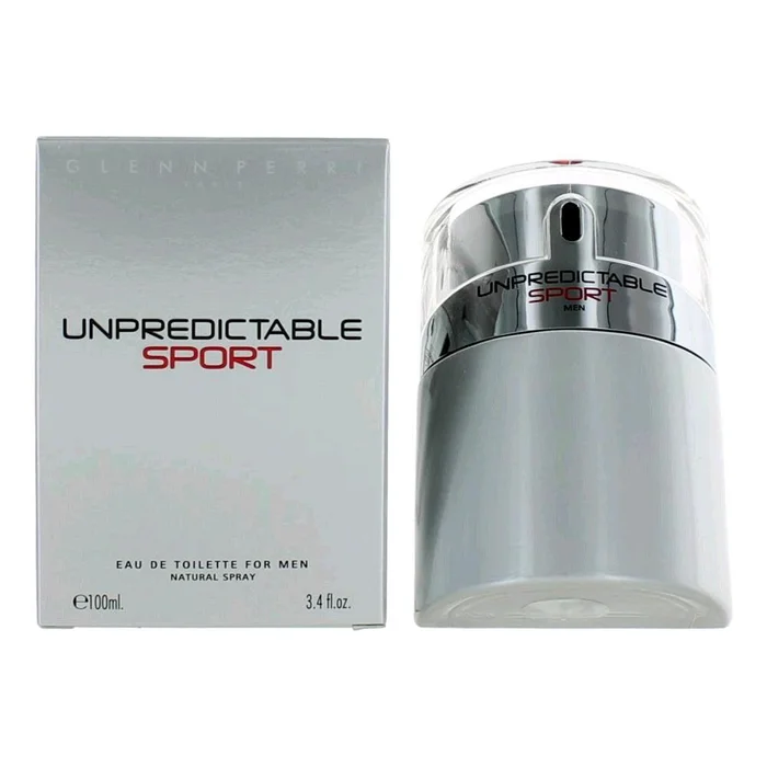 Unpredictable Sport by Glenn Perri, 3.4 oz Eau De Toilette Spray for Men