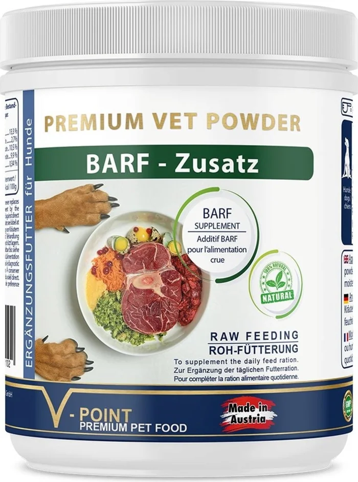 V-POINT BARF Additive Herbal Powder for Dogs, 250 g
