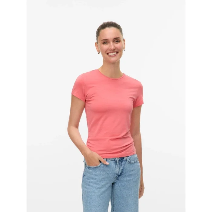 Vero Moda AWARE AWINES T-Shirt In Tea Rose