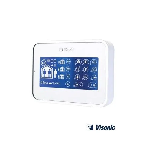 Visonic PowerMaster KP-160 Wireless Touch Keypad – White (0-102924)