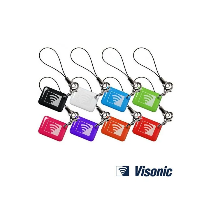 Visonic Prox Tag Pack of 8 Multicoloured Chicklets Proximity Tags