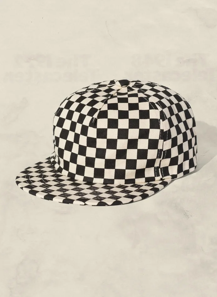 Weld Mfg Checkerboard Field Trip Hat – Black