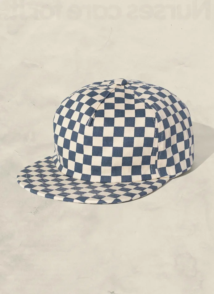 Weld Mfg Checkerboard Field Trip Hat – Slate