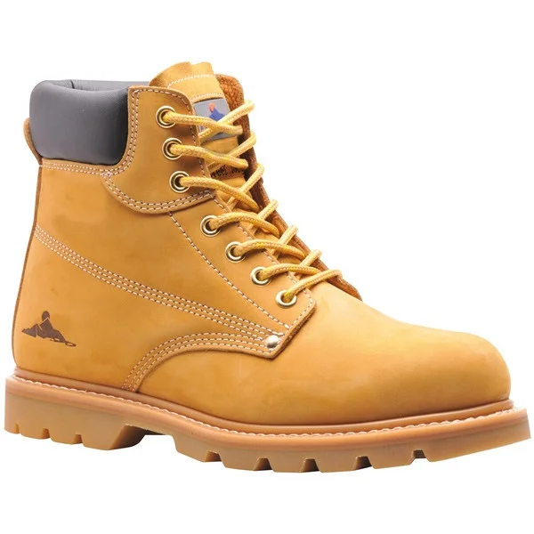 Welted Safety Boots SB – Honey – UK 11