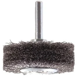 Wheel Brush with Shank 70 x 20mm 0.30 Steel Wire by Lessmann – 417.163