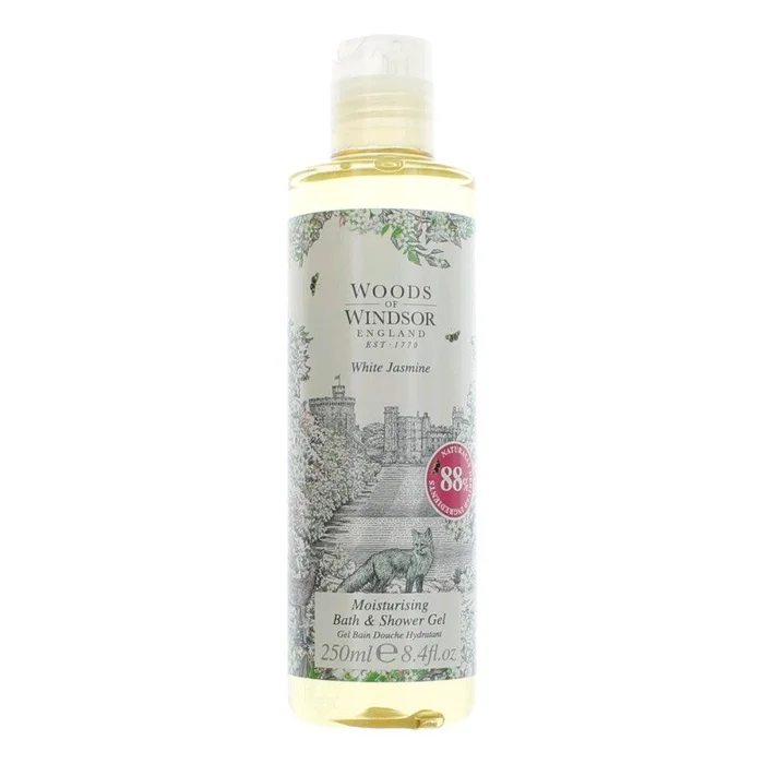 Woods Of Windsor White Jasmin by Woods Of Windsor, 8.4 oz Moisturising Bath and Showe Gel for Women