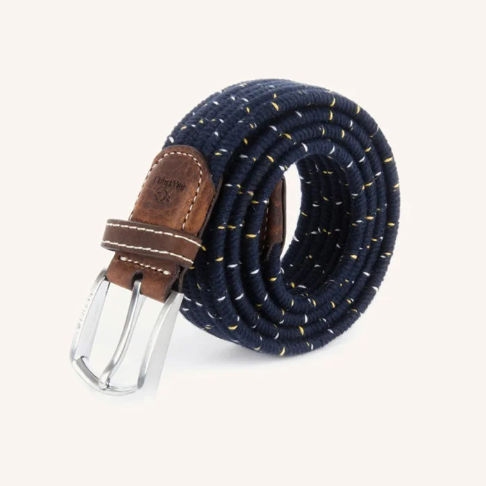 Wool Blend Woven Belt The Club Saffron