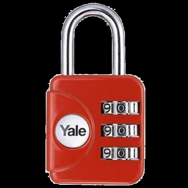 YALE YP1 Open Shackle Combination Padlock – Red