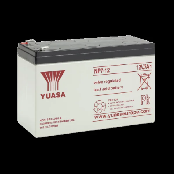 YUASA 12VDC Battery 2.8 Amp – Chrome Plated